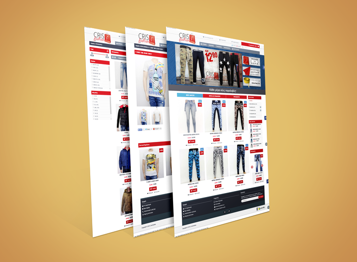 Crisfashion – E-commerse website